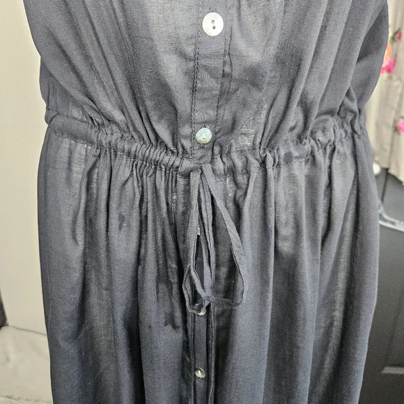 Laneway The Label Hart Slip Dress Black Sz S/M Sheer Fairy Whimsygoth Romantic - Picture 7 of 13